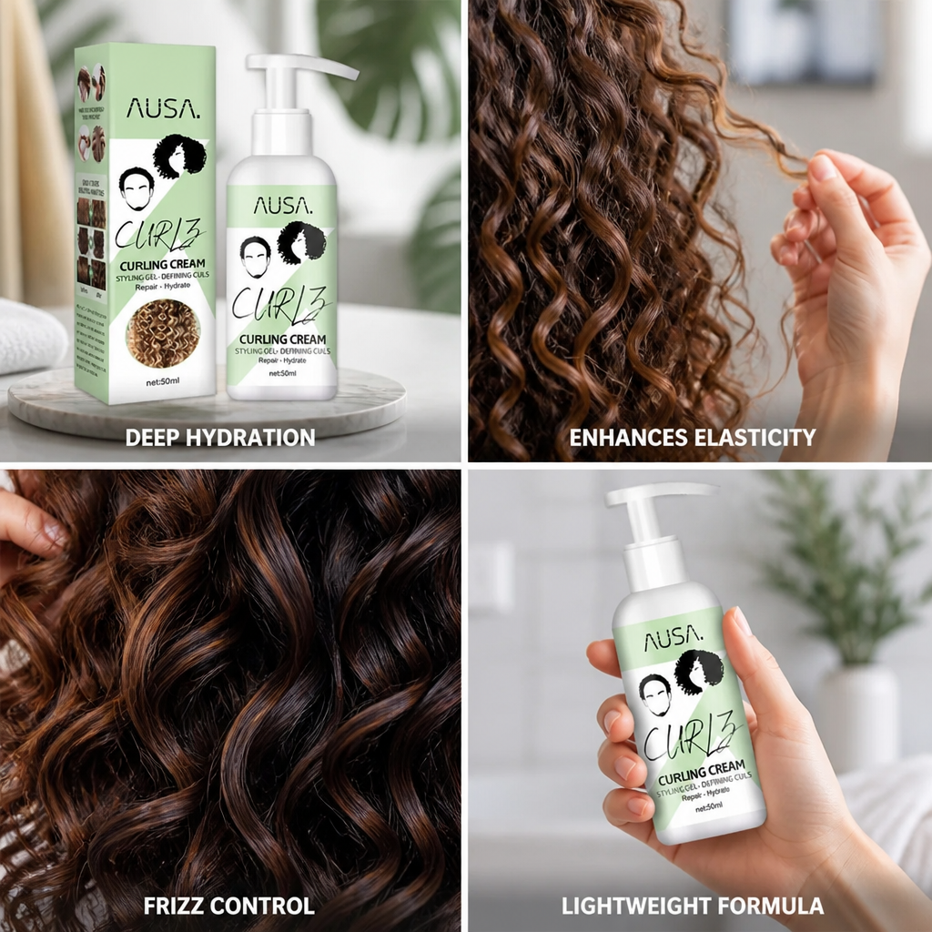 Curl Defining Cream Lightweight Hydrating & Elastin-Infused