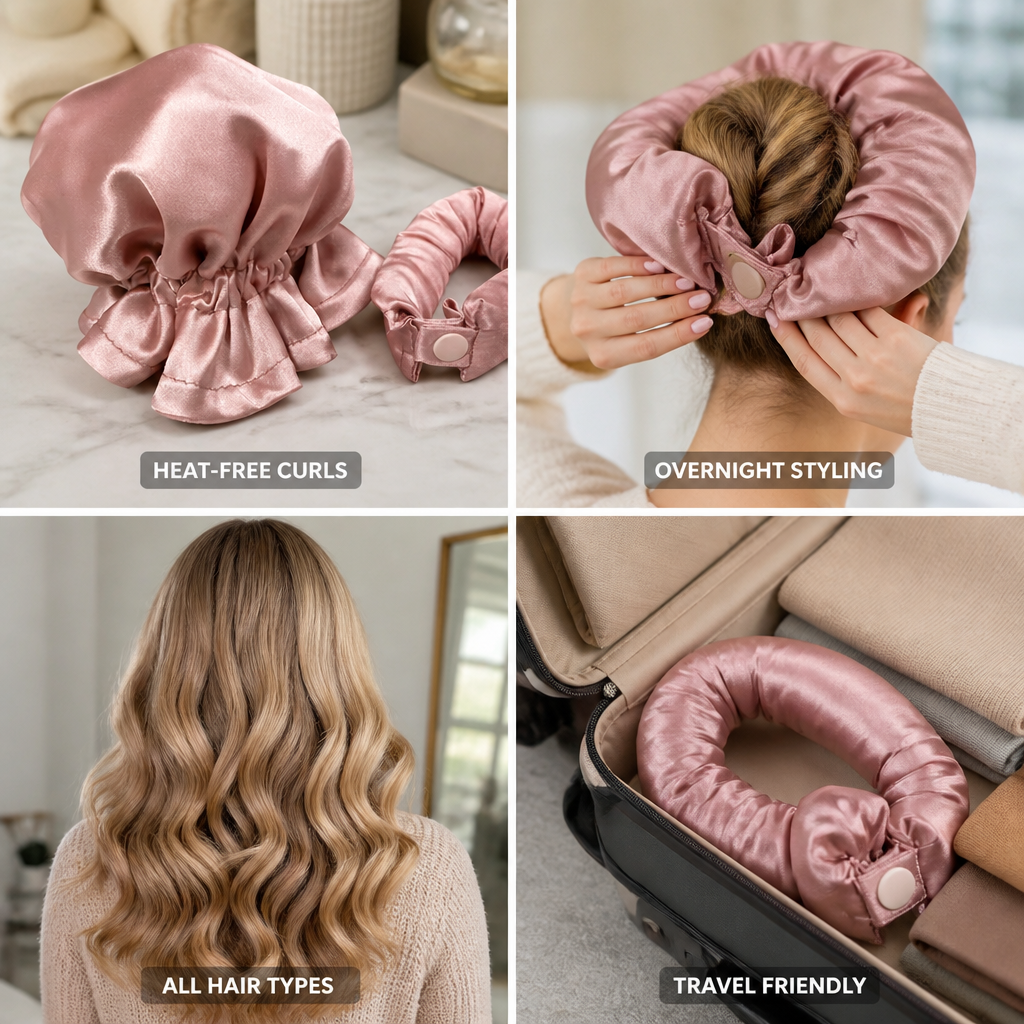 Curling Cap Heat-Free Universal Fit & Adjustable