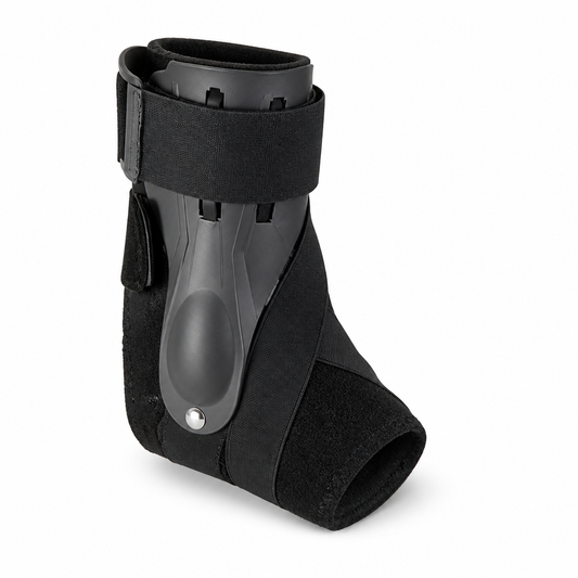 Dual Support Plates X-Band Ankle Brace With Adjustable Strap