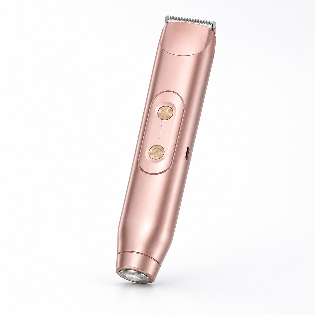 Electric Shaver Dual-Head Cordless Precision Trimmer & Wide Shaver