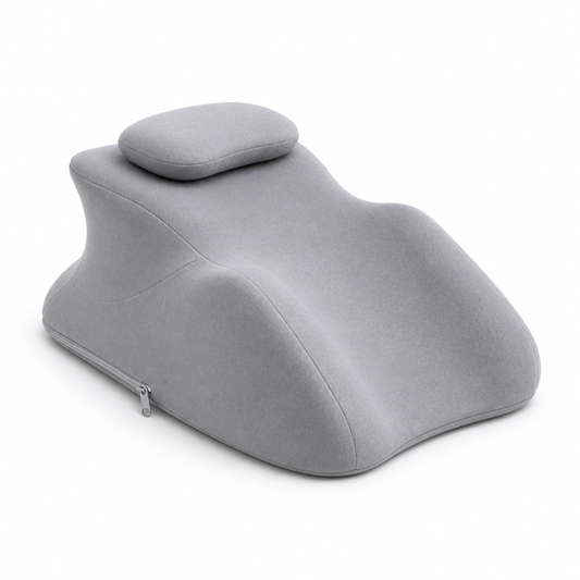 Ergonomic Wedge Memory Foam Positioning Pillow (Removable Neck Pillow)