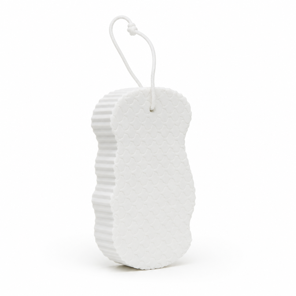 Exfoliating Bath Sponge Ultra-Soft Prevents Ingrown Hairs & Boosts Absorption