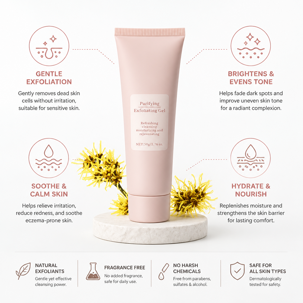 Exfoliating Gel Face & Body Gentle Brightening
