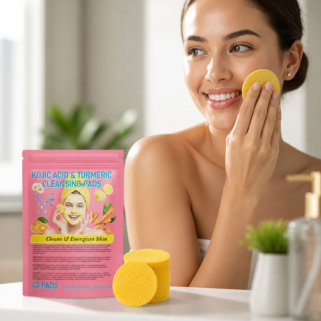 Exfoliating Pads Turmeric & Kojic Acid Gentle Brightening