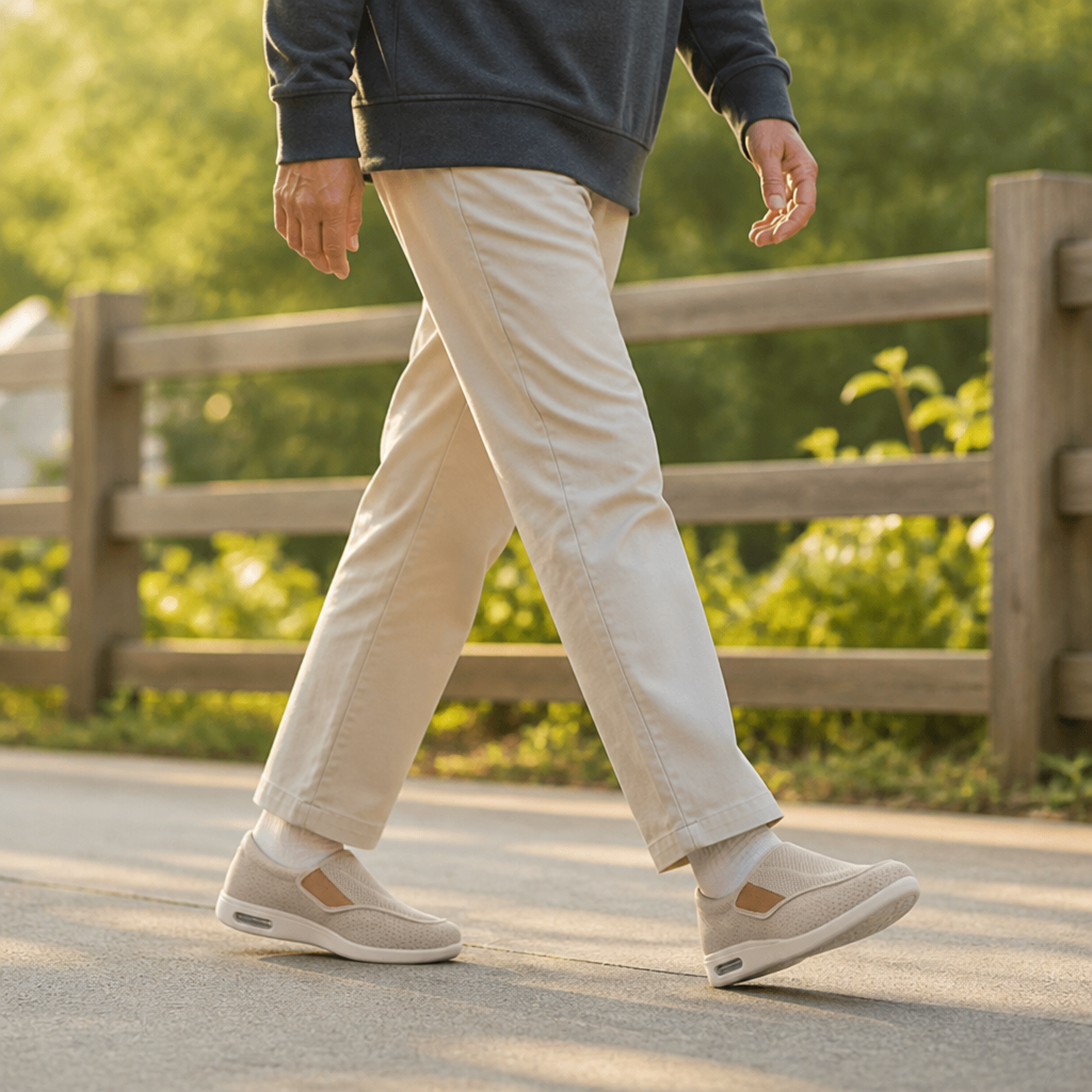 Extra Wide Diabetic Walking Shoes (Memory Foam Insole)