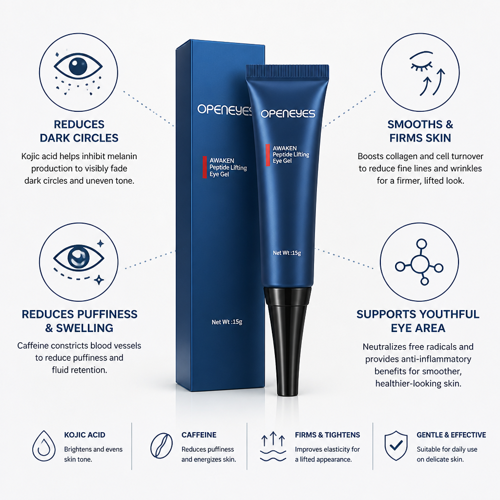Eye Gel Firming Kojic Acid & Caffeine