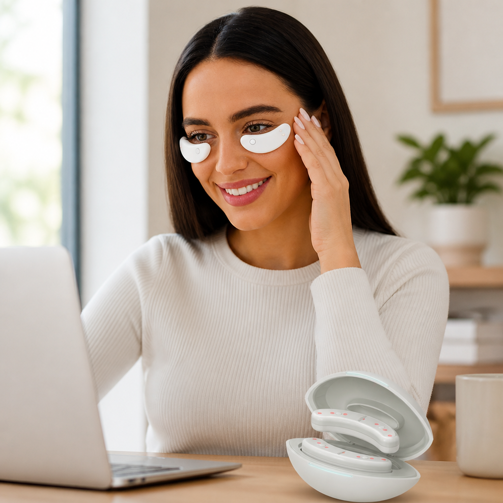 Eye Massager EMS & Red Light USB Rechargeable