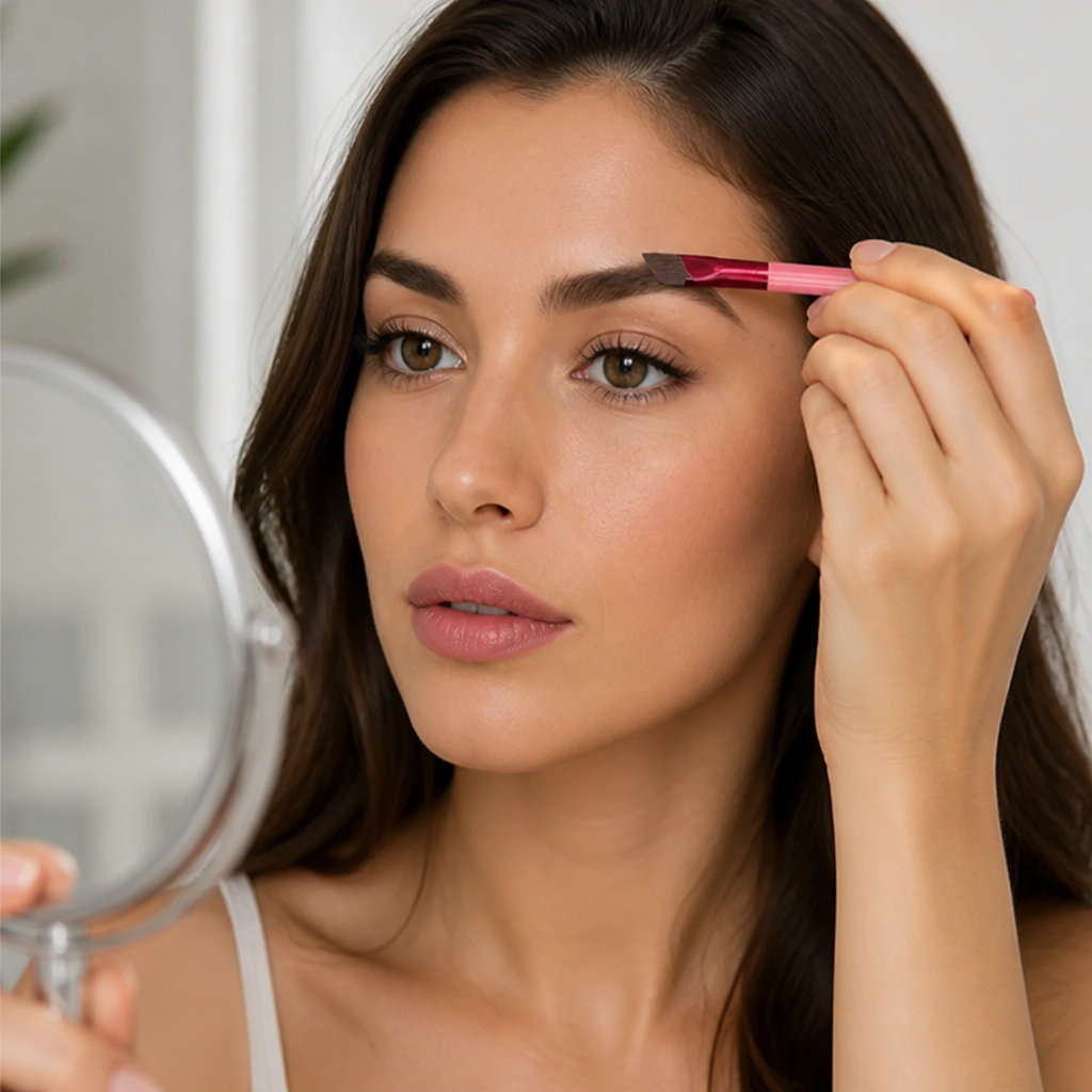 Eyebrow Brush 4D Hair Stroke Soft Bristles