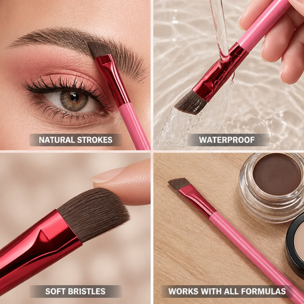 Eyebrow Brush 4D Hair Stroke Soft Bristles