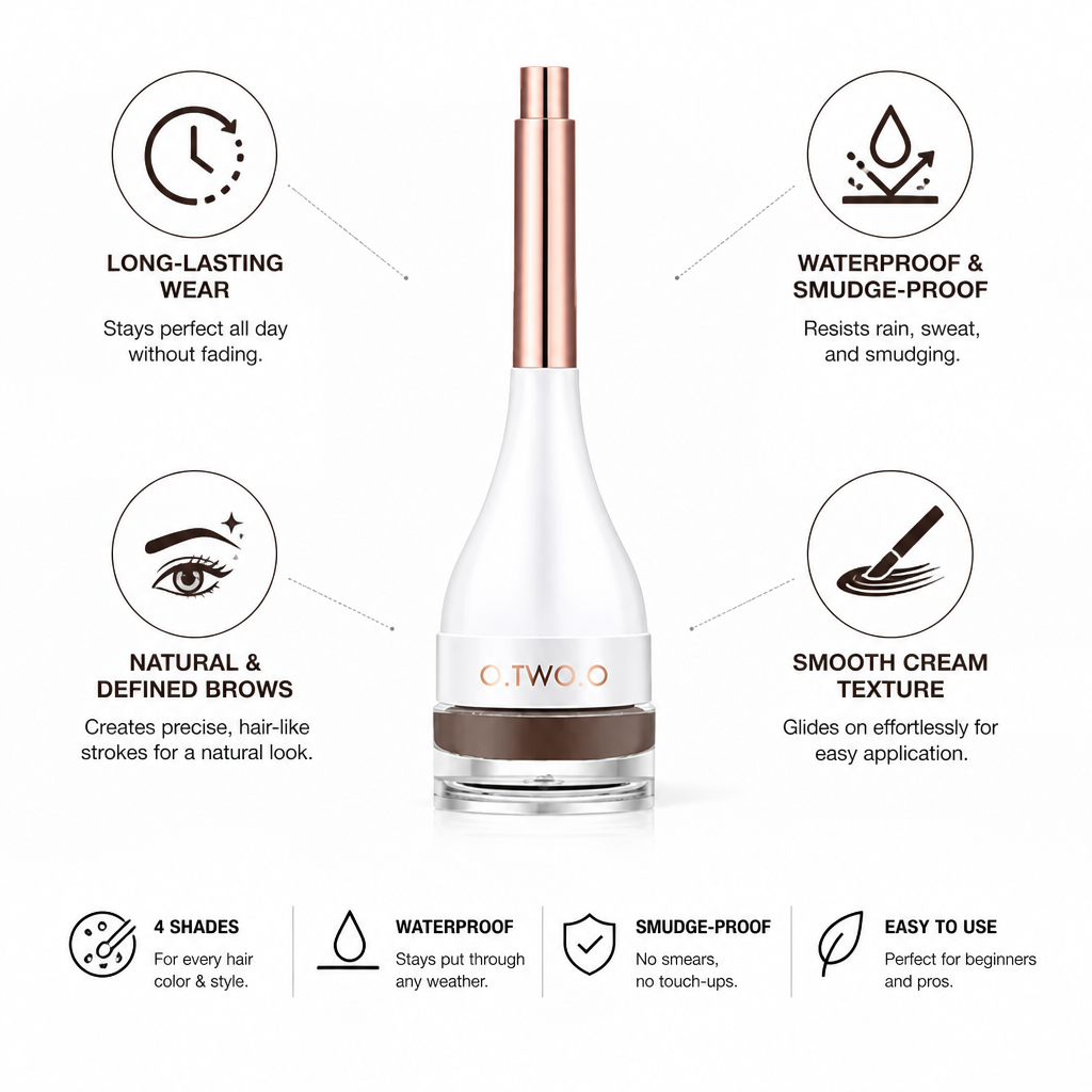 Eyebrow Cream Long-Lasting Smudge-Proof & Waterproof