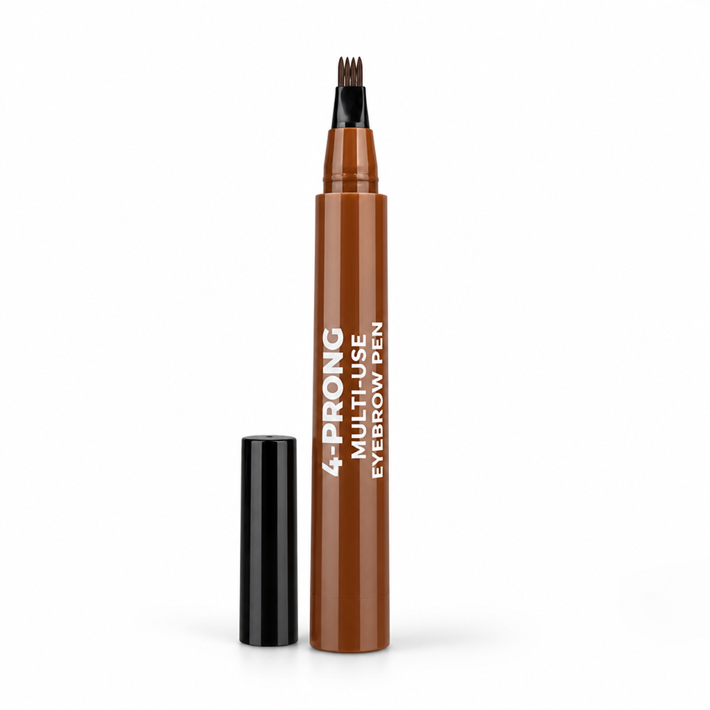 Eyebrow Pen Four-Prong Hair-Stroke Smudge-Proof