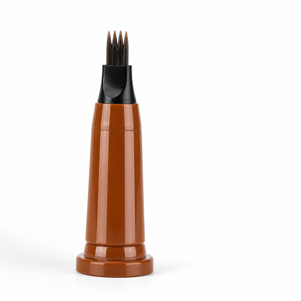 Eyebrow Pen Four-Prong Hair-Stroke Smudge-Proof
