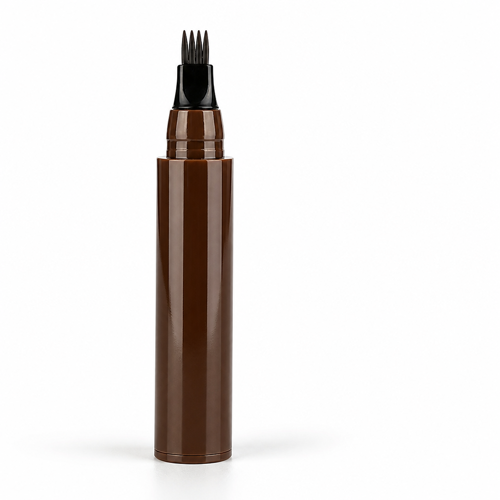 Eyebrow Pen Four-Prong Hair-Stroke Smudge-Proof