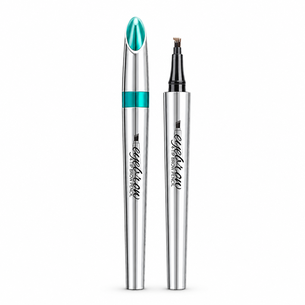 Eyebrow Pencil 3D 4-Point Tip Natural-Looking Waterproof & Smudge-Proof