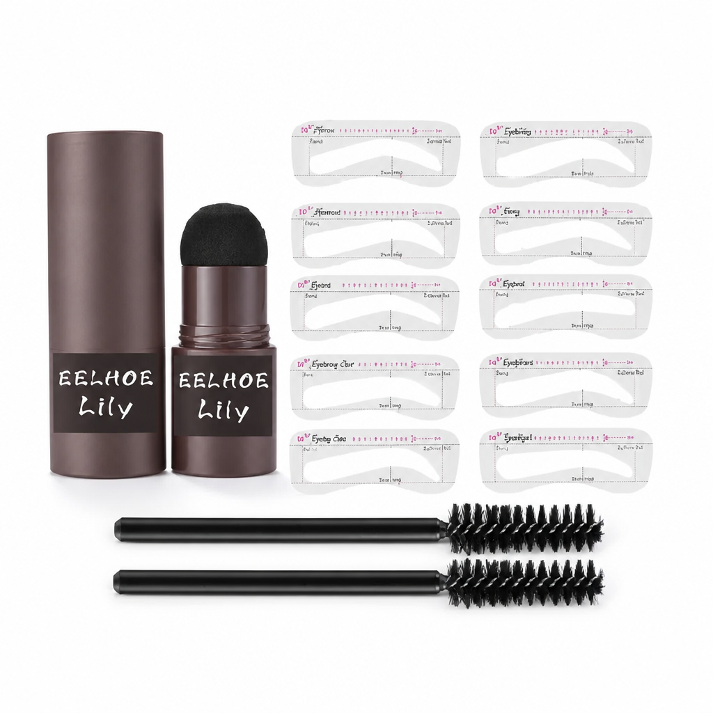 Eyebrow Stamp Kit Multiple Sizes Natural Finish Waterproof