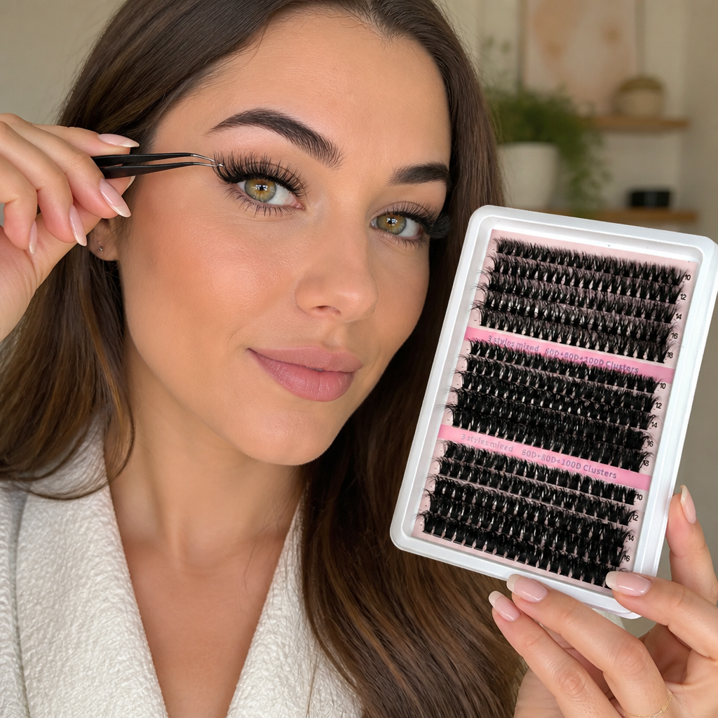 Eyelash Clusters 5D Volume Mixed Lengths
