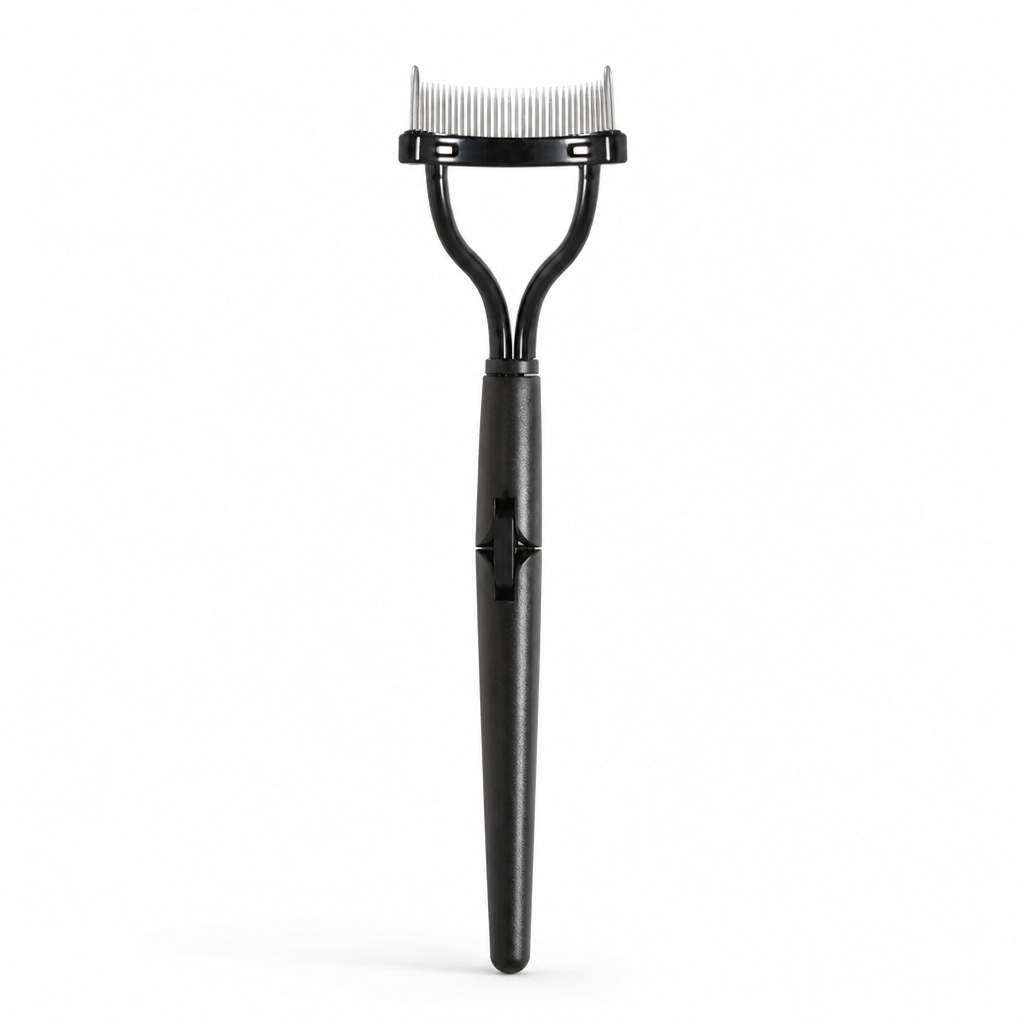 Eyelash Comb Stainless Steel Curved Fine Teeth