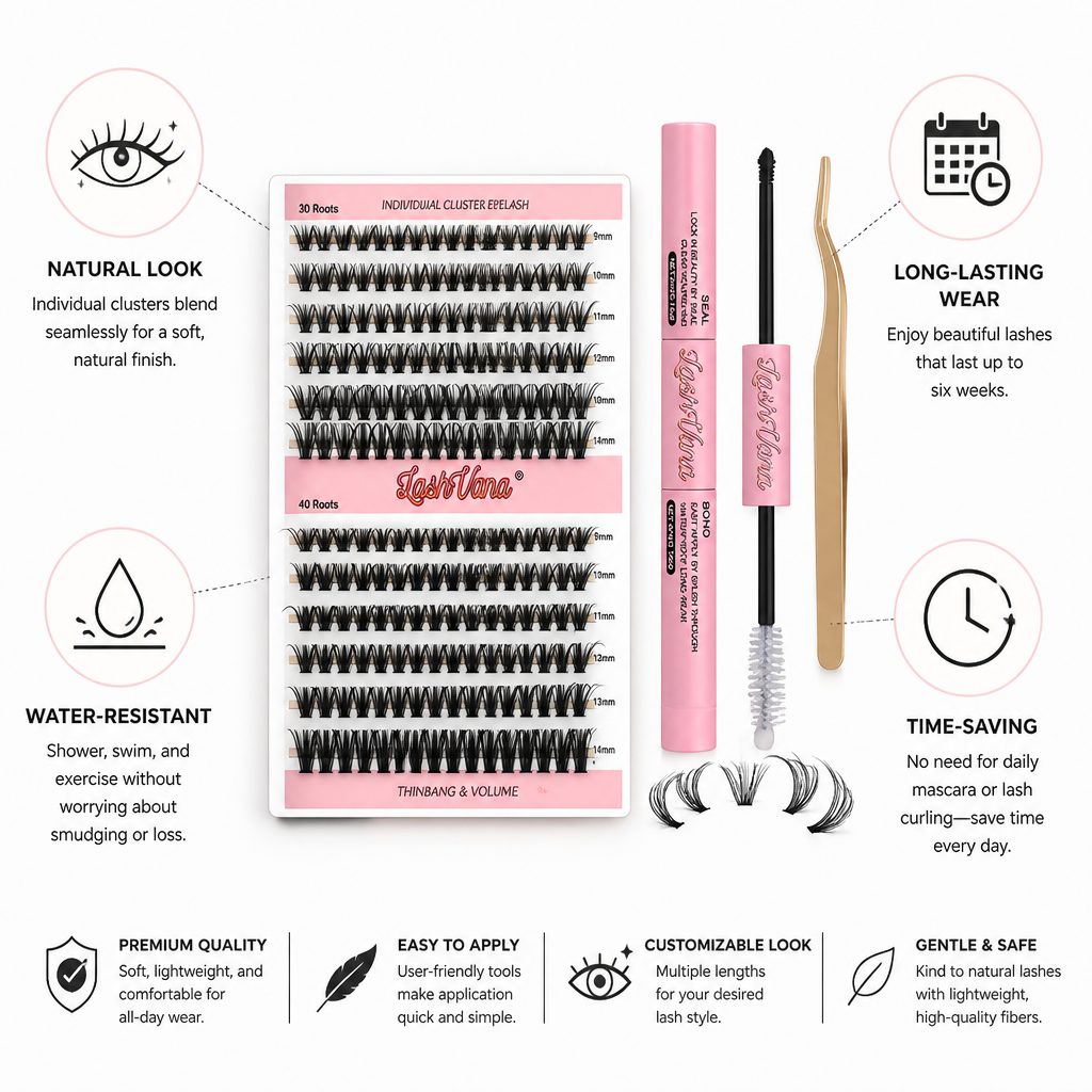 Eyelash Extension Set Natural-Looking & Long-Lasting
