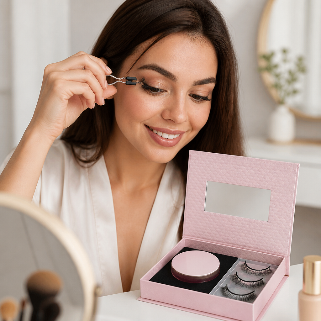 Eyelash Set Magnetic Reusable Includes Applicator