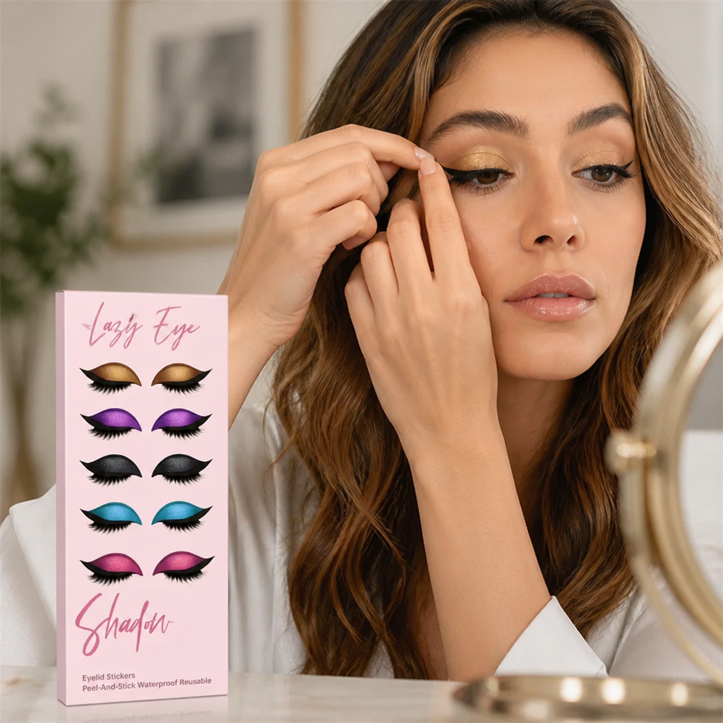 Eyelid Stickers Peel-And-Stick Waterproof Reusable