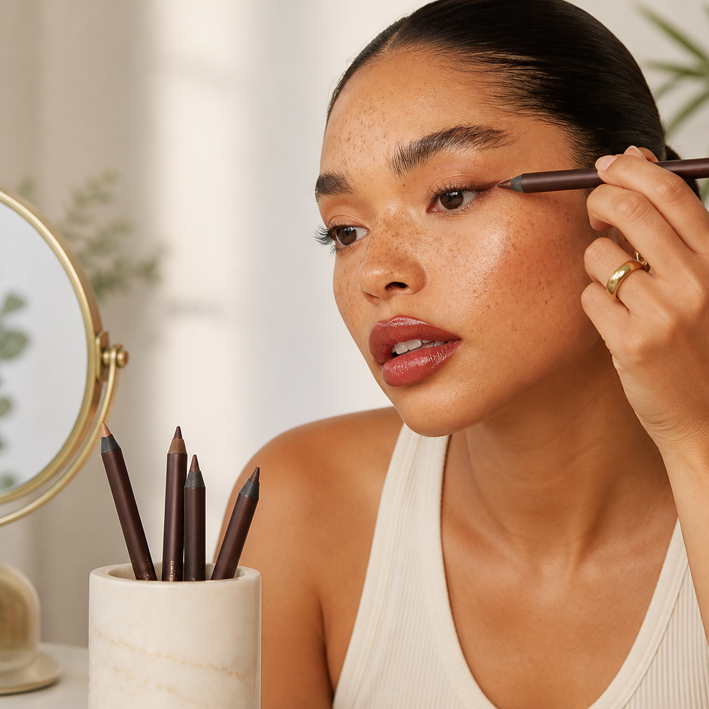 Eyeliner & Brow Pencil Dual-Ended Waterproof Smudge-Proof