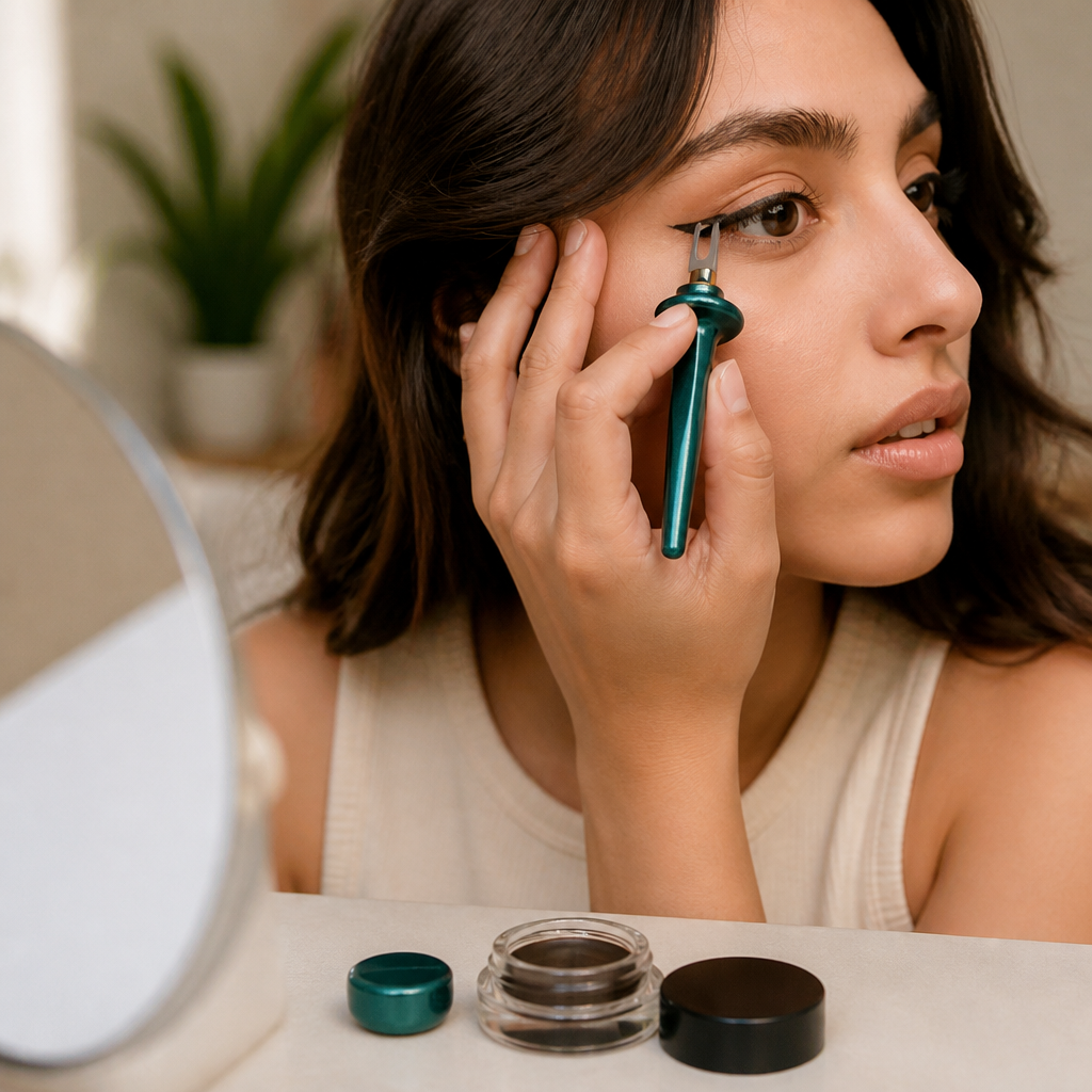 Eyeliner Pen Curved Applicator & Waterproof Gel