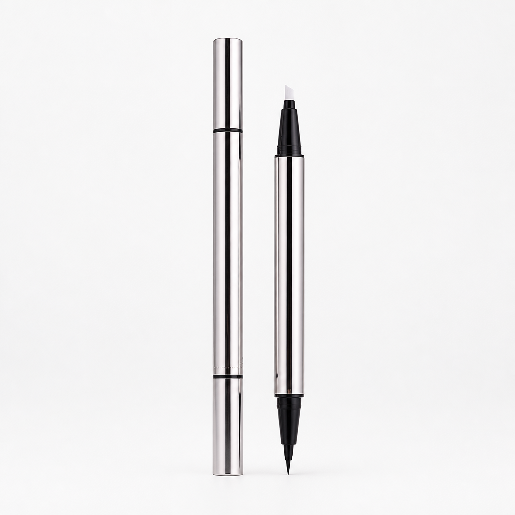 Eyeliner Pen Ultra-Fine Tip Built-In Corrector Sweat & Water Resistant