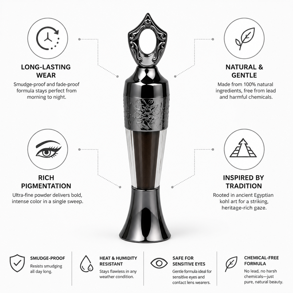 Eyeliner Smudge-Proof Long-Lasting Natural Formula
