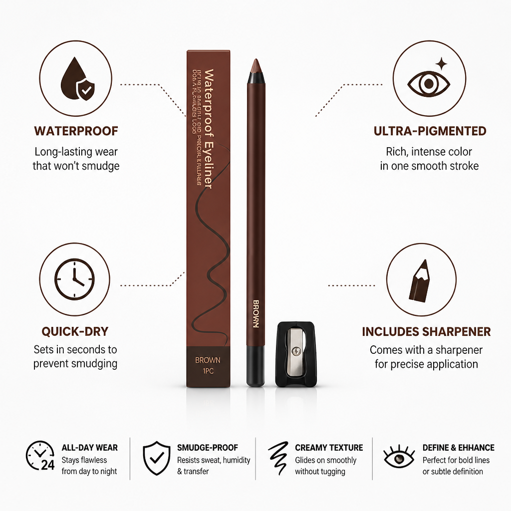 Eyeliner Waterproof Ultra-Pigmented Smudge-Proof