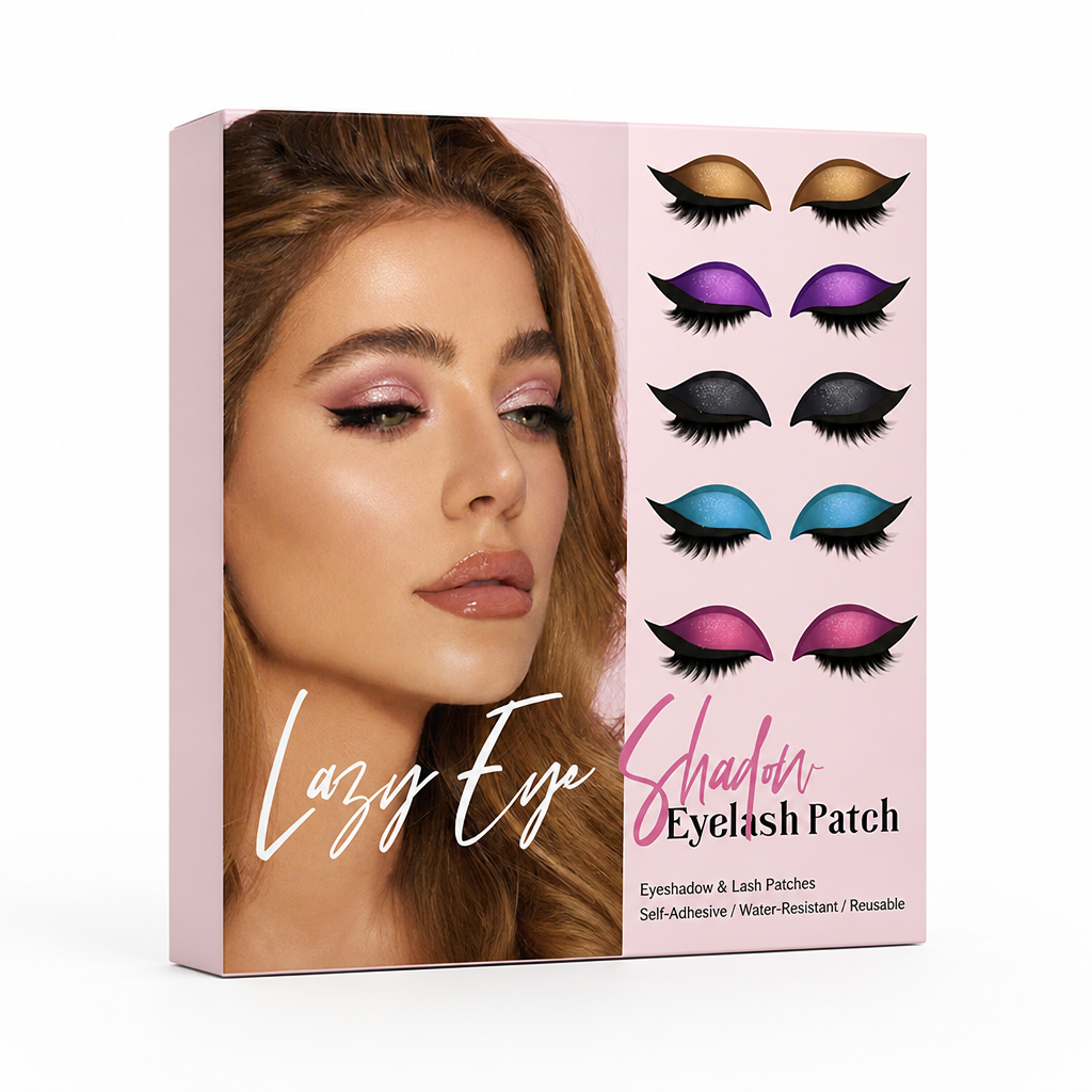 Eyeshadow & Lash Patches Self-Adhesive Water-Resistant Reusable