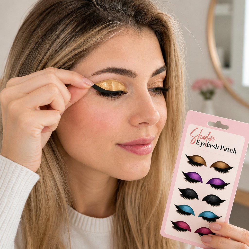 Eyeshadow & Lash Patches Self-Adhesive Water-Resistant Reusable