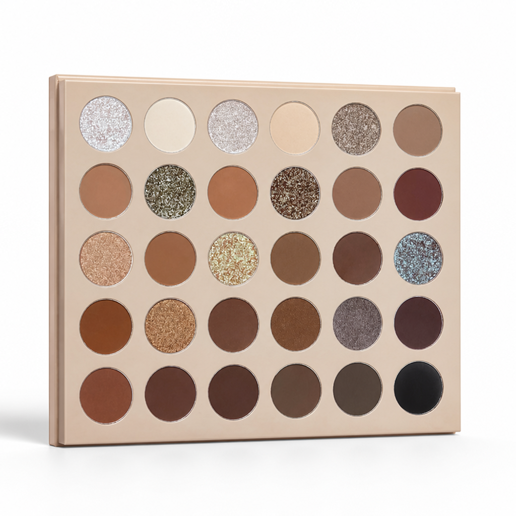 Eyeshadow Palette Natural Tones & Highly Pigmented