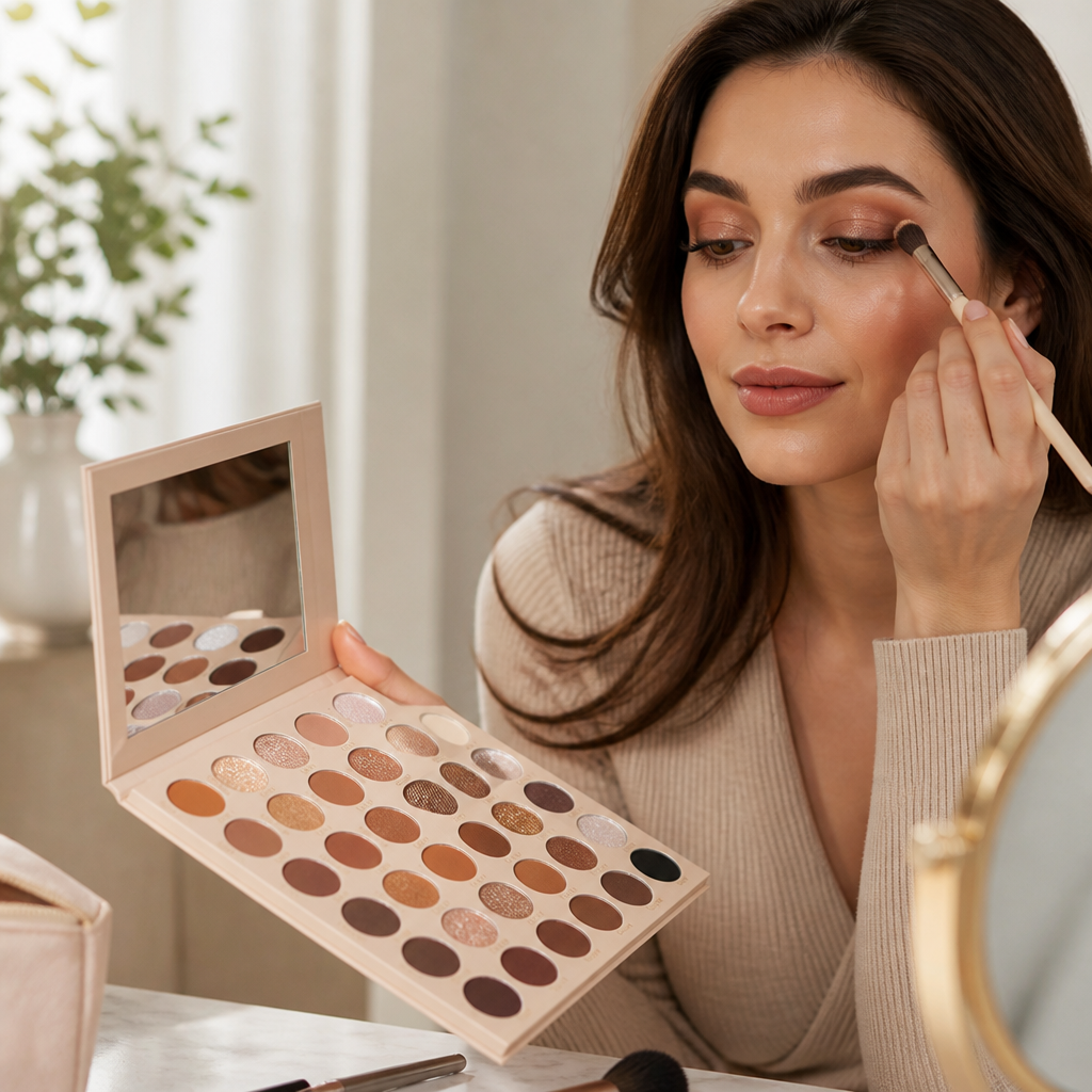 Eyeshadow Palette Natural Tones & Highly Pigmented