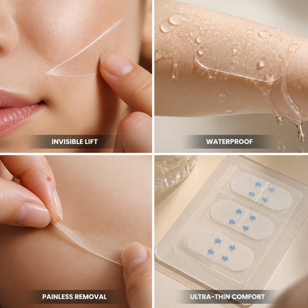 Face Lift Patches Ultra-Thin Transparent 80 Pack