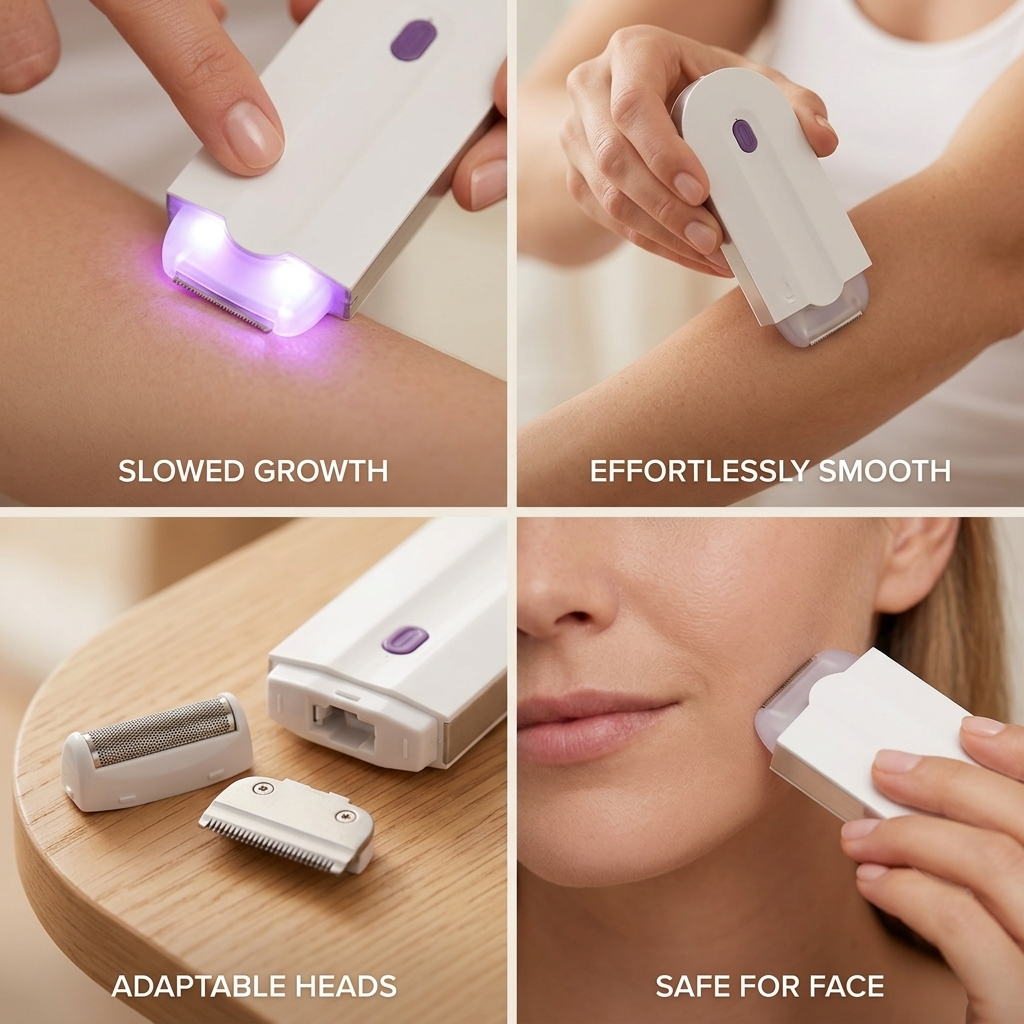 Facial & Body Hair Remover Micro-Oscillation & Infrared