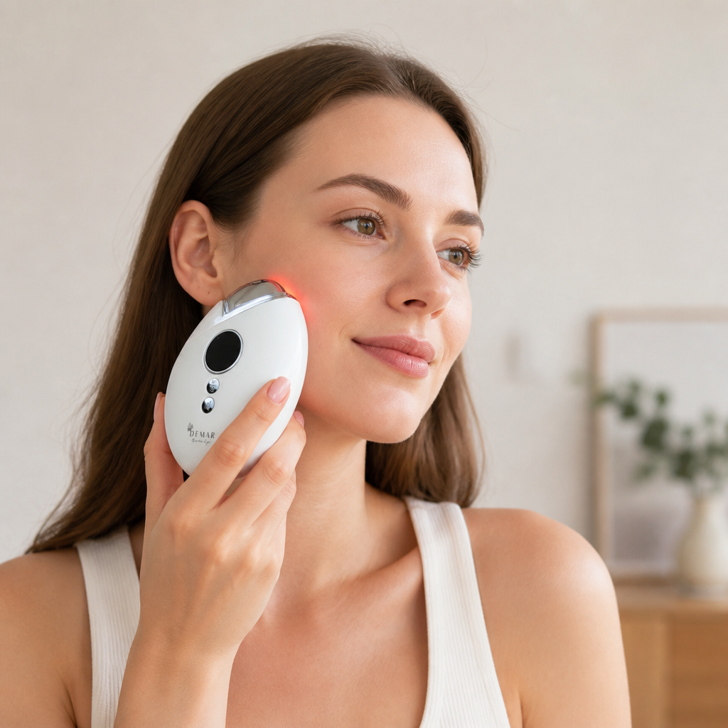 Facial & Body Massager EMS Light Therapy Gua Sha
