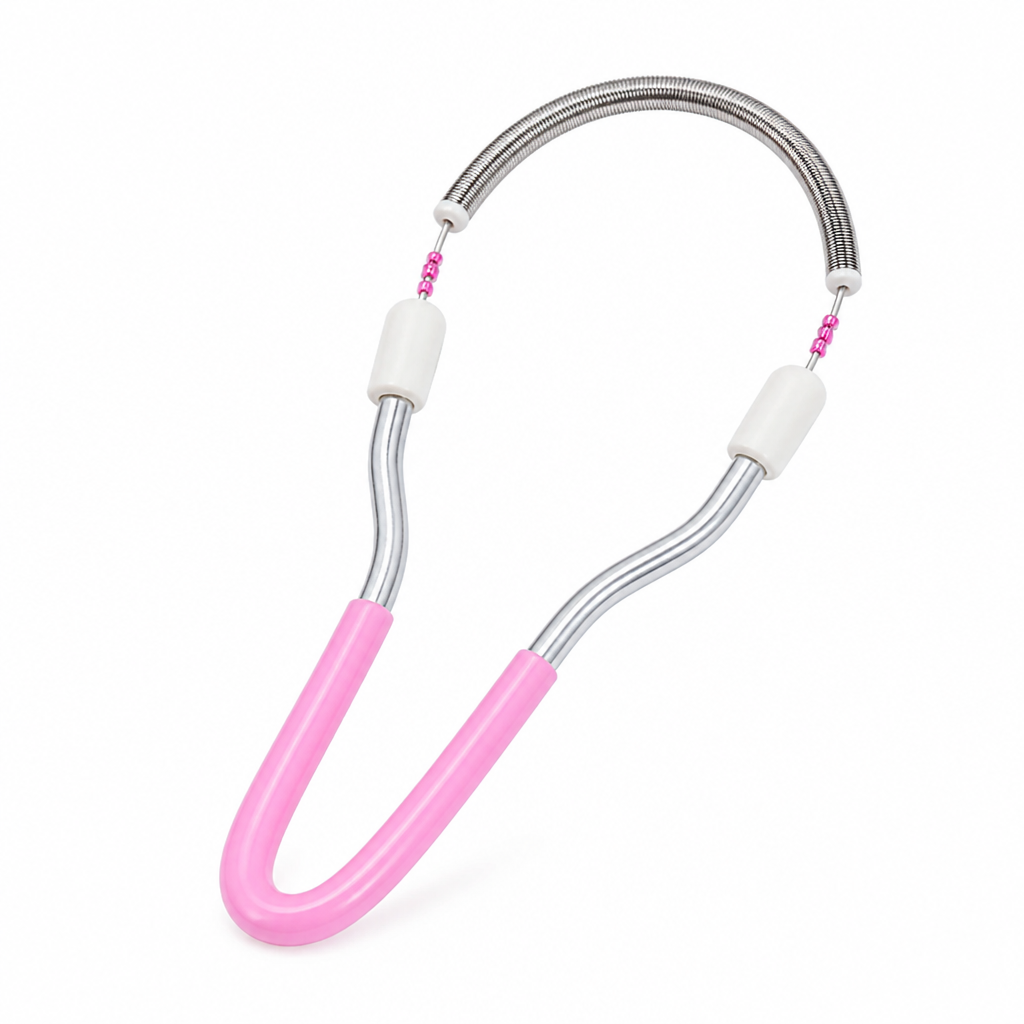 Facial Epilator Dual-Spring Stainless Steel Travel-Friendly