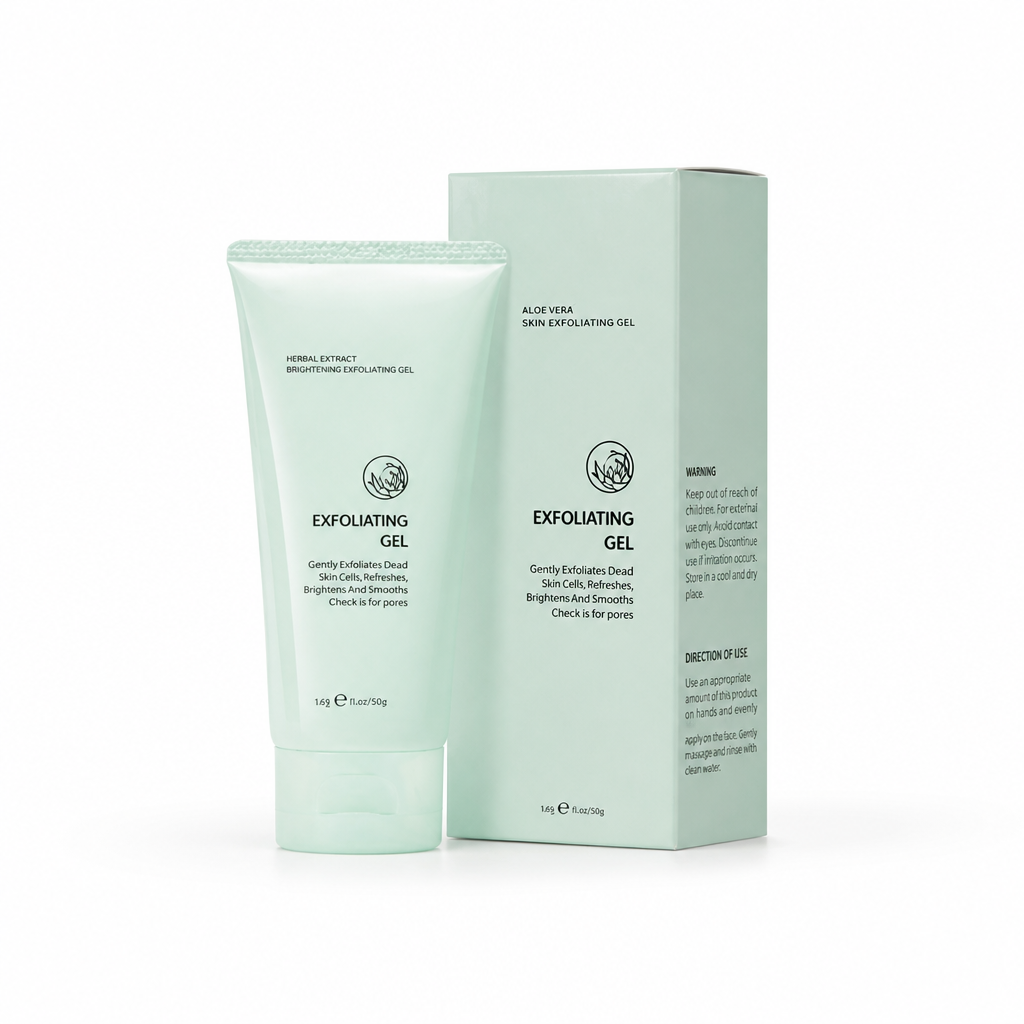 Facial Exfoliating Gel Gentle Aloe Vera Brightening