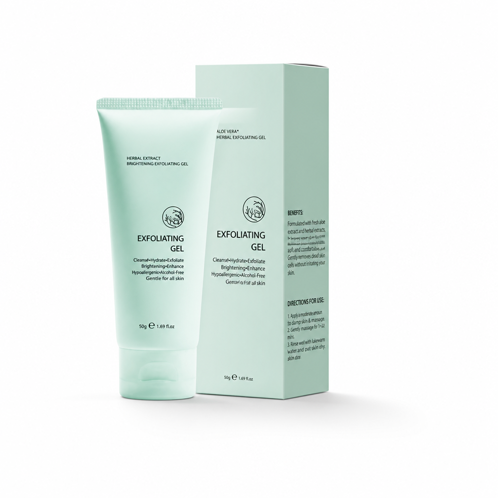 Facial Exfoliating Gel Gentle Aloe Vera Brightening