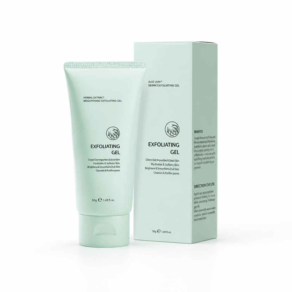 Facial Exfoliating Gel Gentle Aloe Vera Brightening