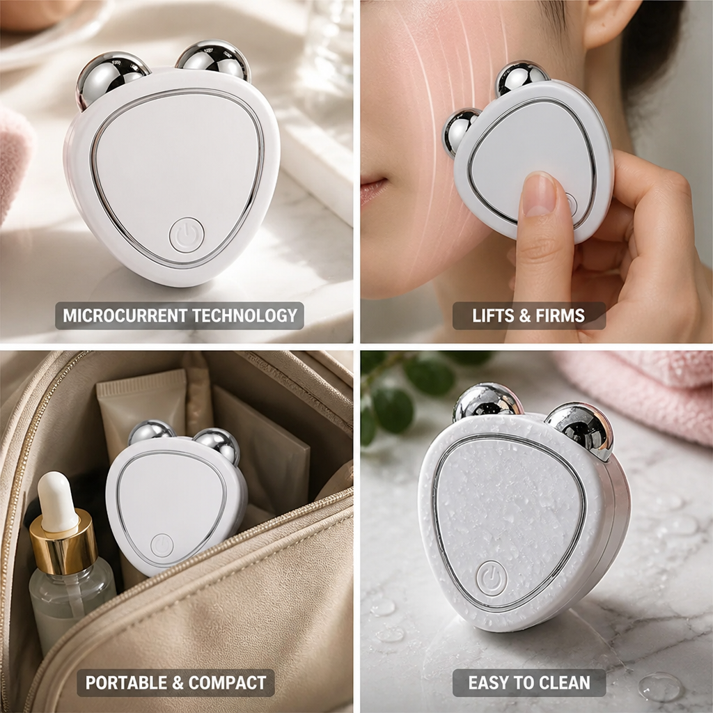 Facial Roller Microcurrent Lifting & Contouring