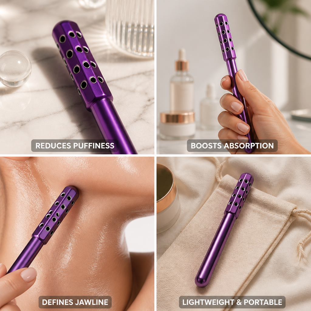 Facial Roller Reduces Puffiness & Boosts Absorption