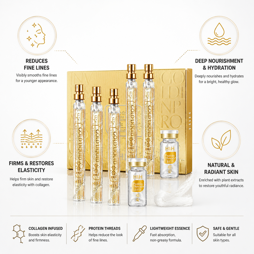Facial Serum Collagen Infused Korean Protein Threads