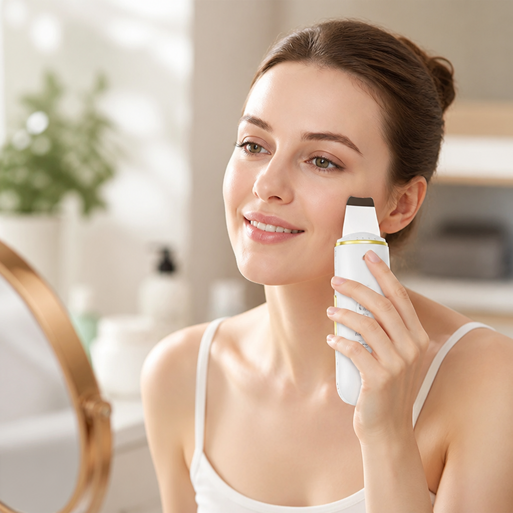 Facial Skin Scrubber Ultrasonic Multi-Mode Cleansing & Lifting
