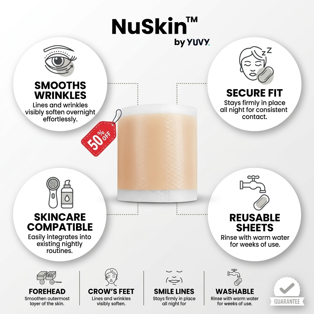 Facial Wrinkle Patches Reusable Overnight Stay In Place