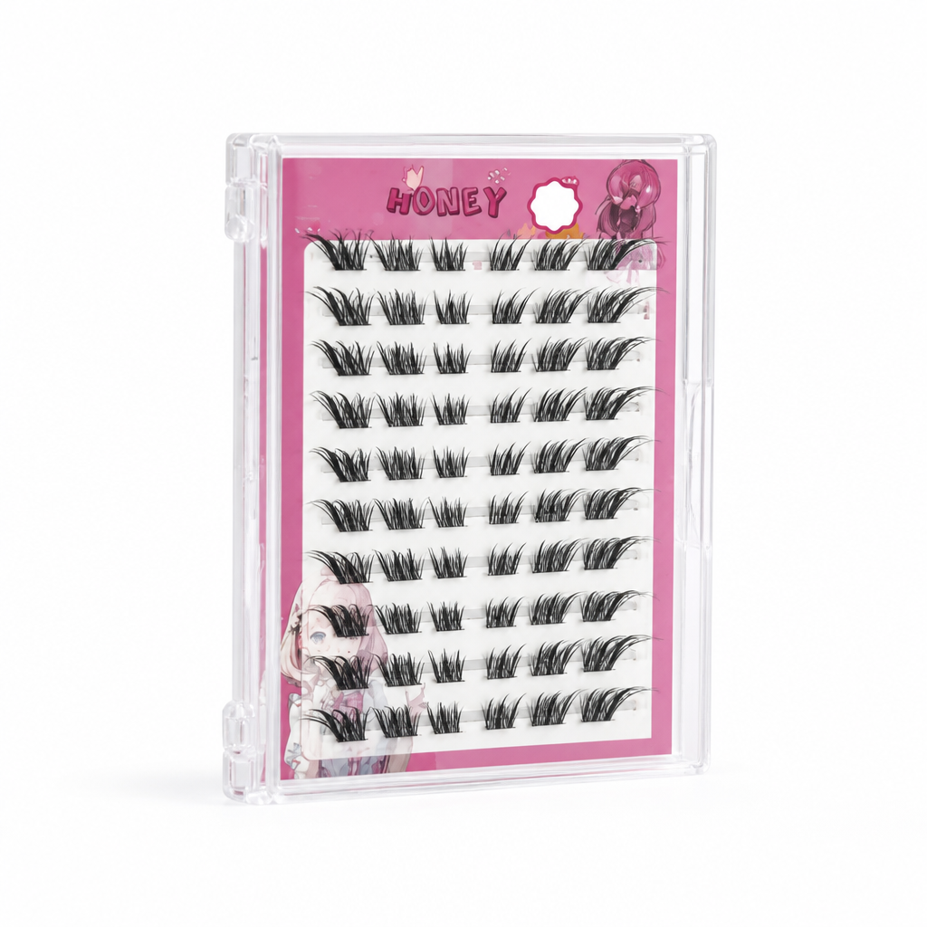 False Eyelashes Self-Adhesive Fox-Eye Hypoallergenic