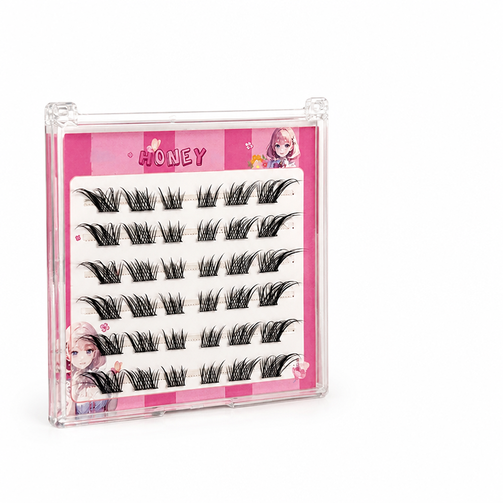 False Eyelashes Self-Adhesive Fox-Eye Hypoallergenic