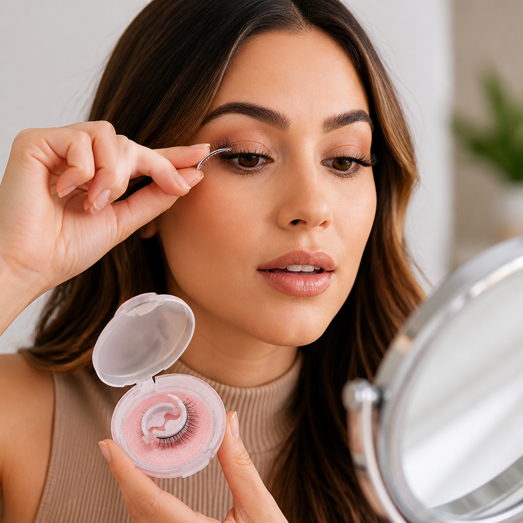 False Eyelashes Self-Adhesive Heat-Activated Reusable
