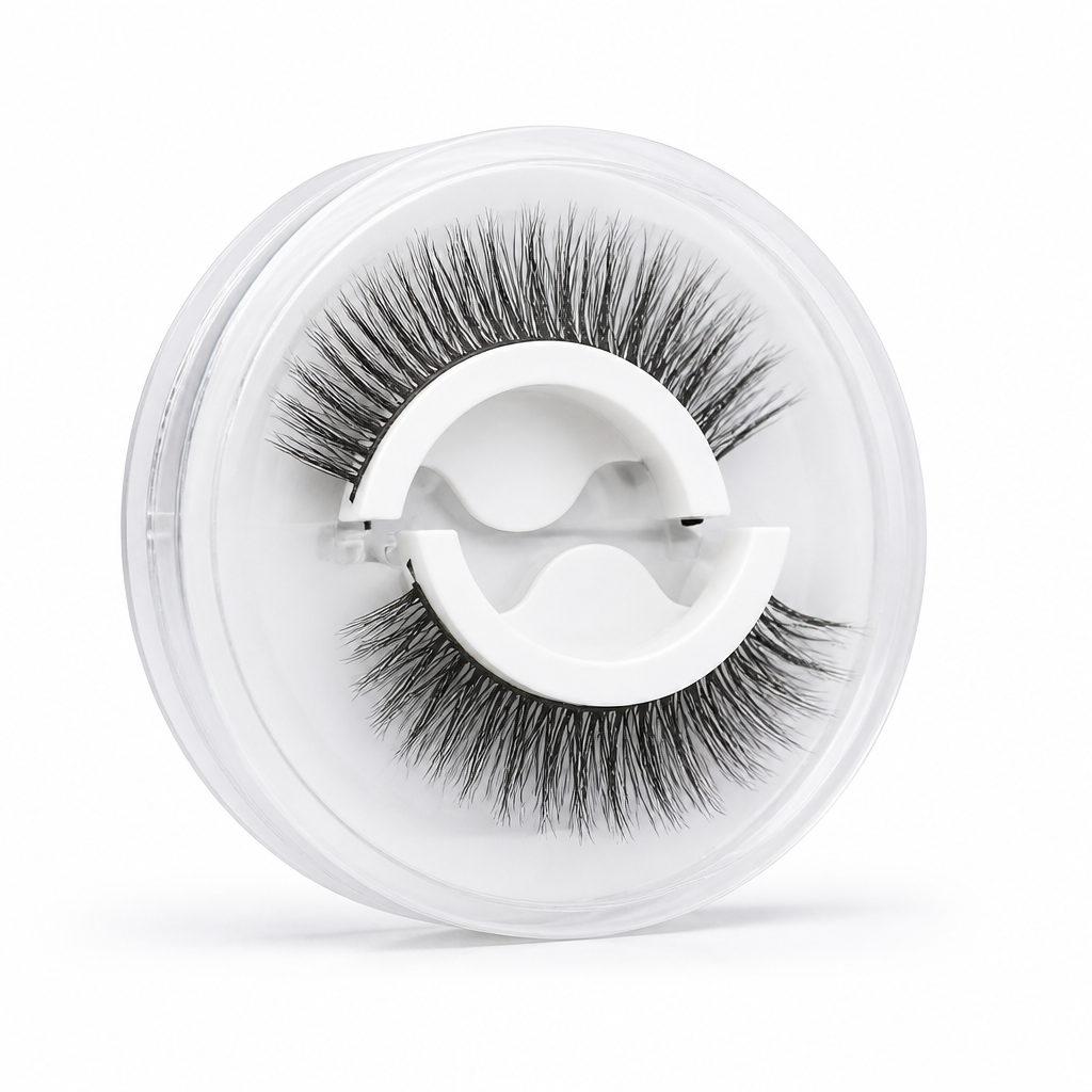 False Eyelashes Self-Adhesive Reusable Synthetic Fibers 3 Pairs
