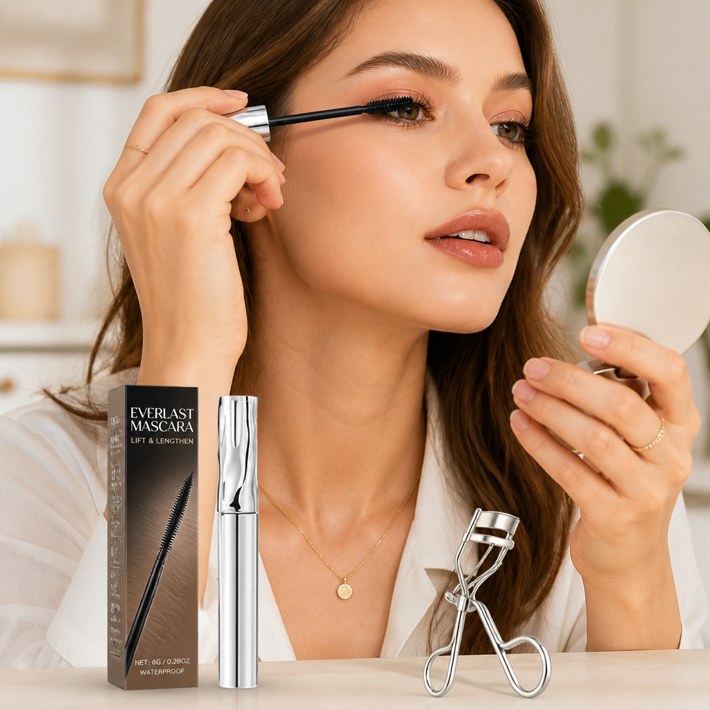 Fiber Mascara Waterproof Lengthening & Curling Clump-Free